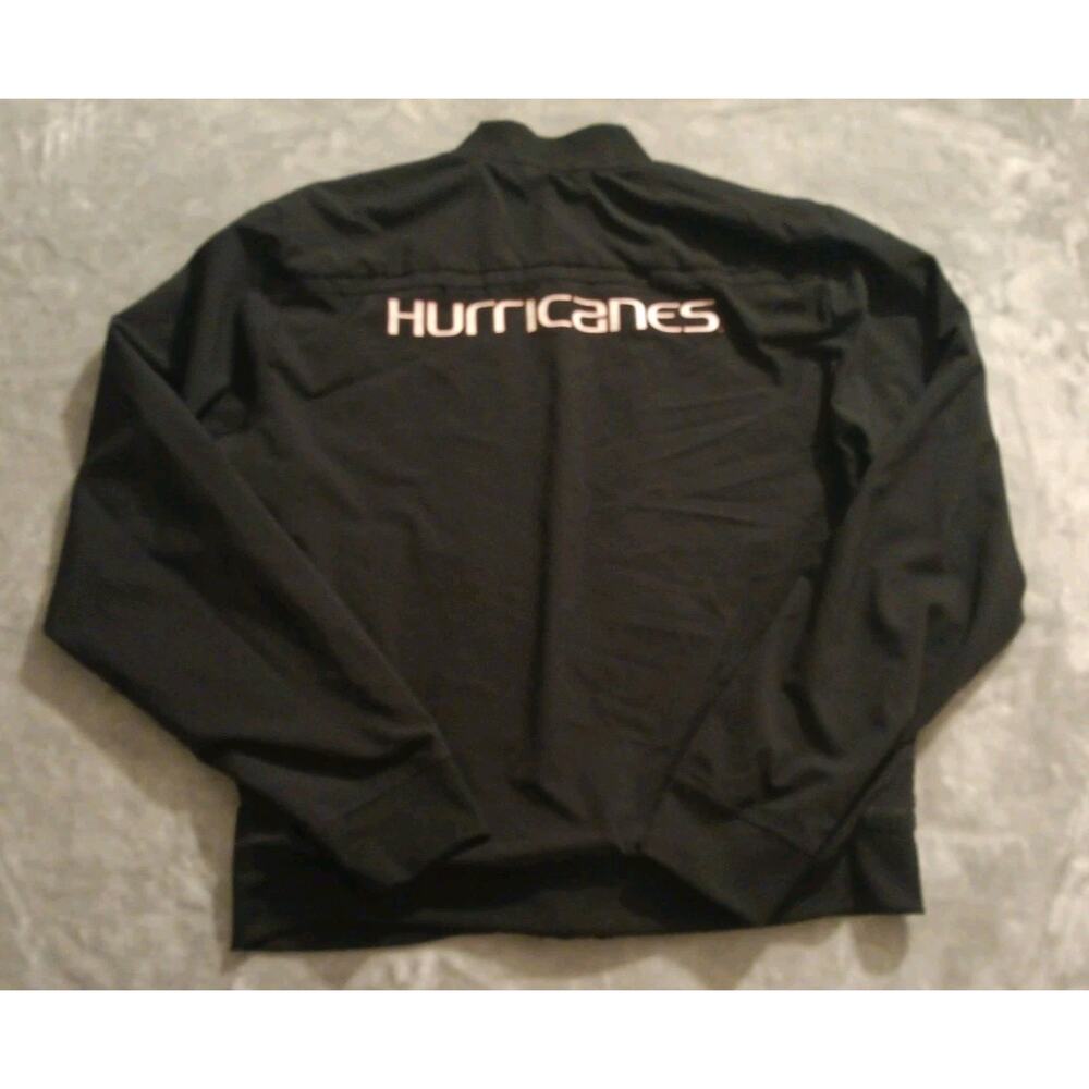 Miami Hurricanes Adidas Full Zip Up Jacket Mens Medium - Picture 10 of 11